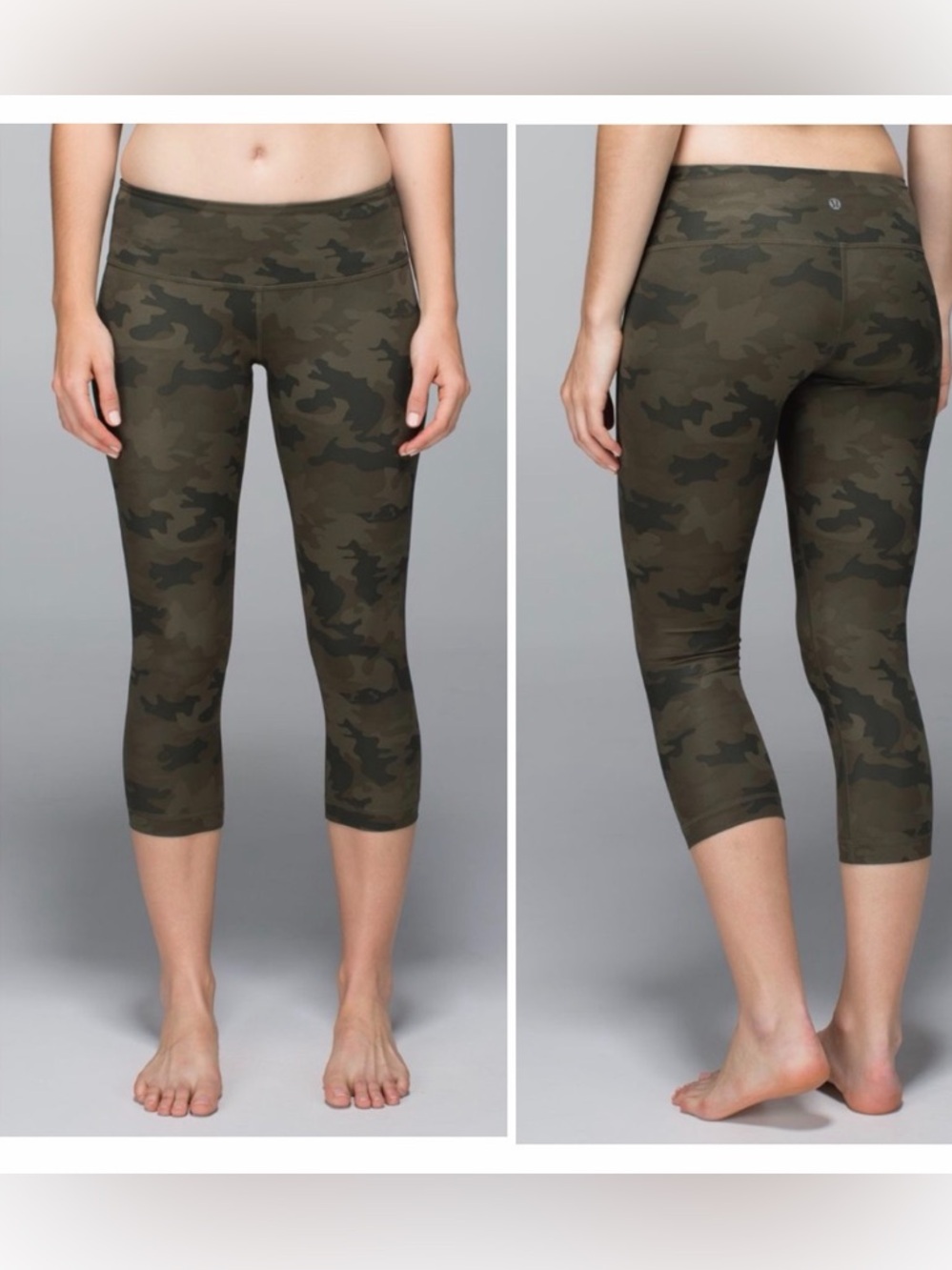 Lululemon Wunder Under Crop *Full On Luxtreme Savasana Camo